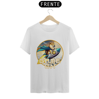 Nome do produto CAMISETA T-SHIRT ALGODÃO PIMA, BITCOIN GAME ON