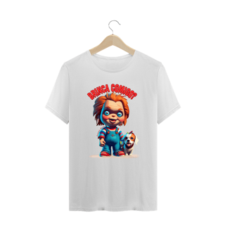 Nome do produto CAMISETA BABY LONG PRIME DOG, LINHA FILME CHUCKY BRINCA COMIGO