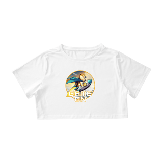 Nome do produto CAMISA CROPPED, BITCOIN GAME ON