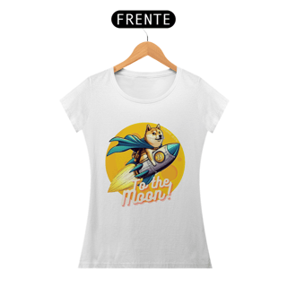 Nome do produto CAMISETA BABY LONG ALGODÃO PIMA, BITCOIN TO THE MOON 