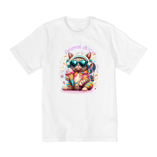 Nome do produto CAMISETA QUALITY INFANTIL CAT, ANIMAL DOCE-2 A 8 ANOS