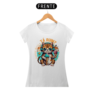 Nome do produto CAMISETA BABY LONG ALGODÃO PIMA CAT, TA RUIM