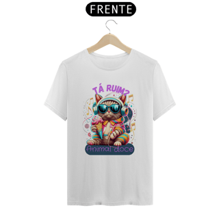 Nome do produto CAMISETA T-SHIRT ALGODÃO PIMA CAT, TA RUIM