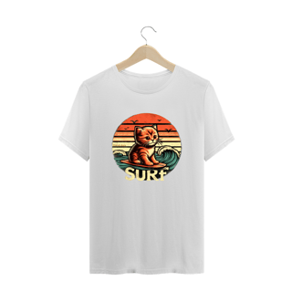 Nome do produto CAMISETA T-SHIRT PLUS SIZE, CAT SURF