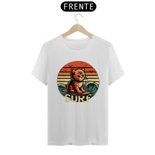 Nome do produto CAMISETA T-SHIRT ALGODÃO PIMA, CAT SURF