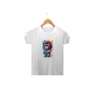 Nome do produto CAMISETA INFANTIL CLASSIC, KING MONKEY-2 A 14 ANOS