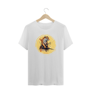 Nome do produto CAMISETA T-SHIRT PLUS SIZE, SAMURAI TIGER
