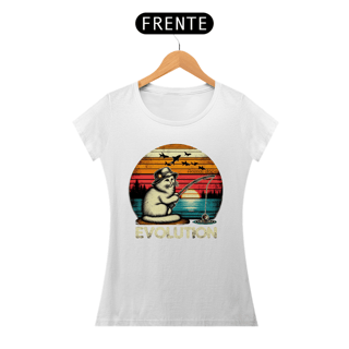 Nome do produto CAMISETA BABY LONG QUALITY, CAT EVOLUTION