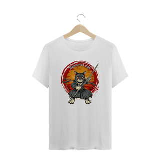 Nome do produto CAMISETA T-SHIRT PLUS SIZE, SAMURAI CAT