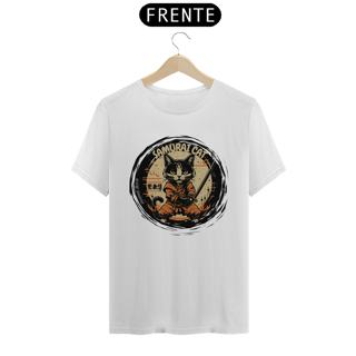 Nome do produto CAMISETA T-SHIRT CLASSIC, SAMURAI CAT