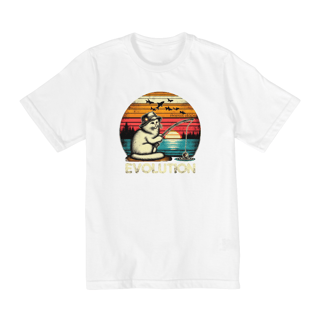 Nome do produto CAMISETA QUALITY INFANTIL, CAT EVOLUTION-2 A 8 ANOS
