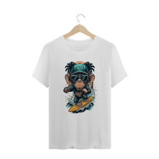 Nome do produto CAMISETA T-SHIRT PLUS SIZE, SURF MONKEY