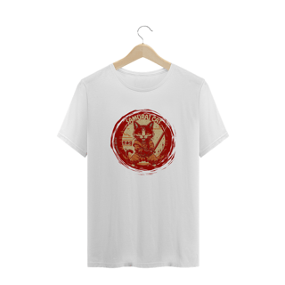 Nome do produto CAMISETA T-SHIRT PLUS SIZE, SAMURAI CAT