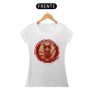 Nome do produto CAMISETA BABY LONG QUALITY, SAMURAI CAT