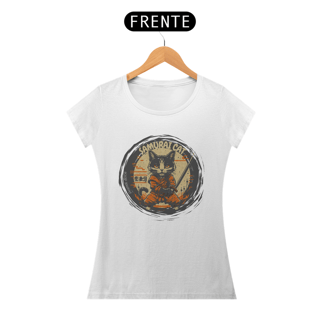 Nome do produto CAMISETA BABY LONG PIMA, SAMURAI CAT