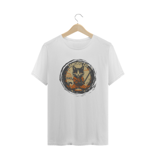 Nome do produto CAMISETA T-SHIRT PLUS SIZE, SAMURAI CAT