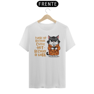Nome do produto CAMISETA T-SHIRT CLASSIC, CAT COFFEE