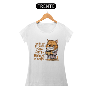 Nome do produto CAMISETA BABY LONG PIMA, CAT COFFEE