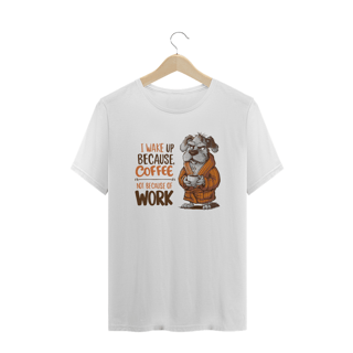 Nome do produto CAMISETA T-SHIRT PLUS SIZE, DOG COFFEE