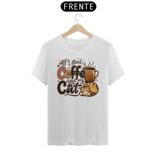 Nome do produto CAMISETA T-SHIRT PRIME, CAT COFFEE