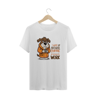 Nome do produto CAMISETA T-SHIRT PLUS SIZE, DOG COFFEE