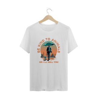 Nome do produto CAMISETA T-SHIRT PLUS SIZE DOG, LINHA FILME JOHN WICK BE KIND TO ANIMALS
