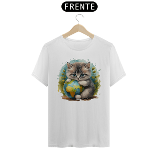Nome do produto CAMISETA T-SHIRT PIMA, CAT PLANETA
