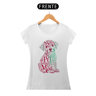 Nome do produto CAMISETA BABY LONG PRIME DOG, MÃE DE PET TAMBÉM E MÃE