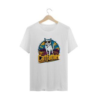 Nome do produto CAMISETA T-SHIRT PLUS SIZE CAT, THE CAT FATHER