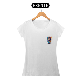 Nome do produto CAMISETA BABY LONG PIMA, MINIMALISTA KING MONKEY