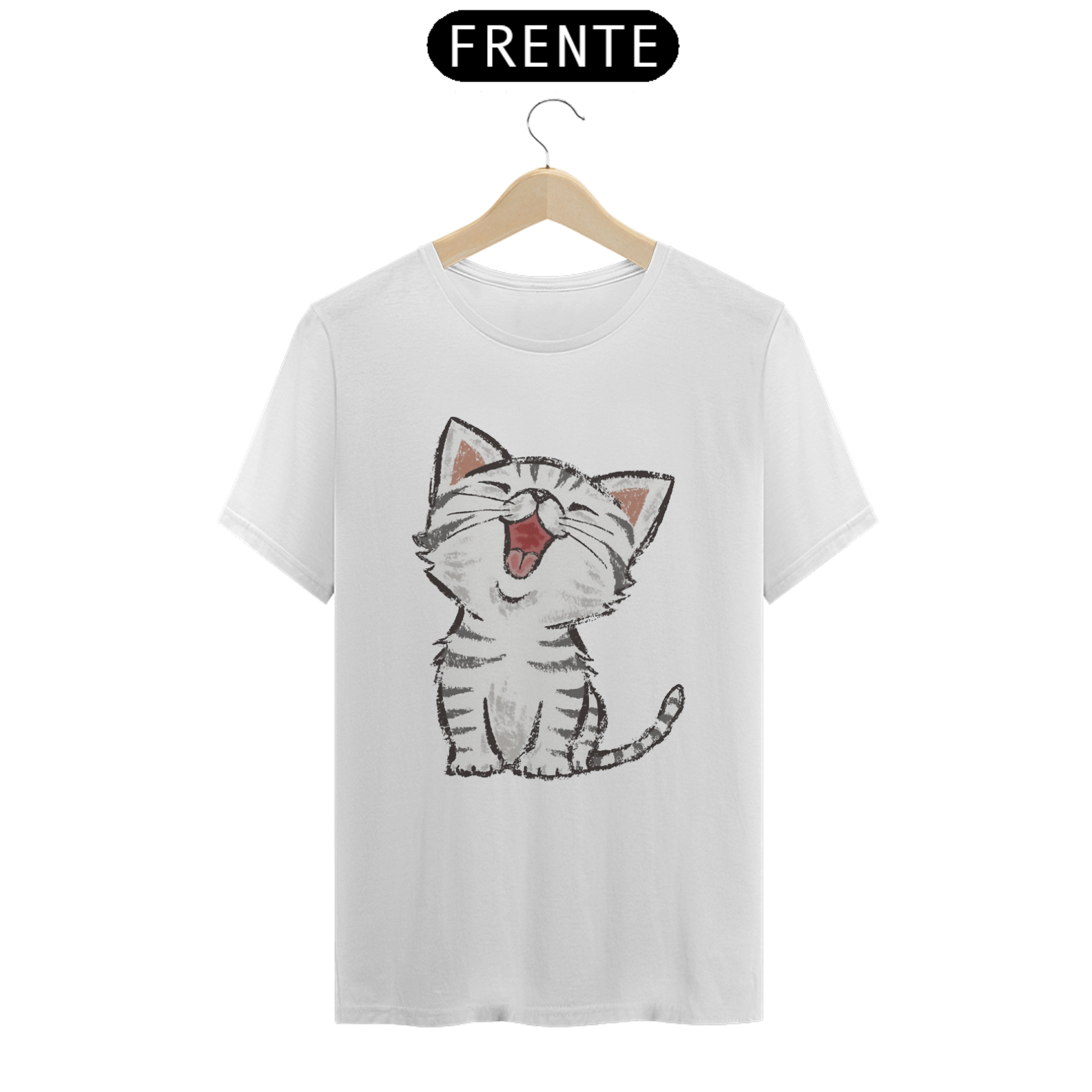 CAMISETA T-SHRIT PRIME, CUTE CAT