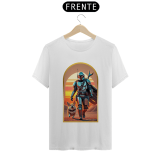 Nome do produto CAMISETA T-SHIRT PIMA, DOG STAR WARS