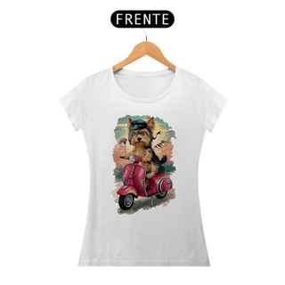 Nome do produto CAMISETA BABY LONG PRIME, DOG VESPA YORKSHIRE TERRIER