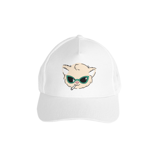 Nome do produto BONÉ AMERICANO COM TELA, CAT CANNABIS