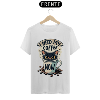 Nome do produto CAMISETA T-SHIRT CLASSIC, CAT COFFEE