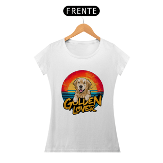 Nome do produto CAMISETA BABY LONG PIMA , DOG GOLDEN LOVER