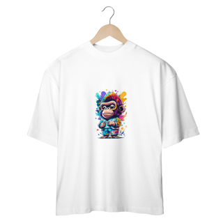 Nome do produto CAMISETA OVERSIZED FRENTE, KING MONKEY