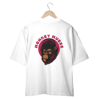 Nome do produto CAMISETA OVERSIZED COSTAS, MONKEY MUSIC