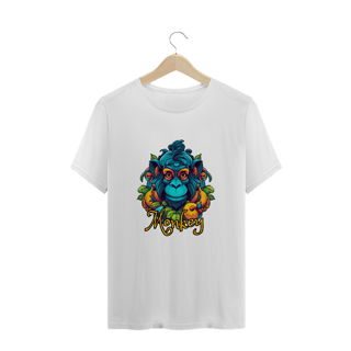 Nome do produto CAMISETA T-SHIRT PLUS SIZE, MONKEY