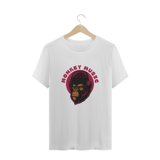 Nome do produto CAMISETA T-SHIRT PLUS SIZE, MONKEY MUSIC