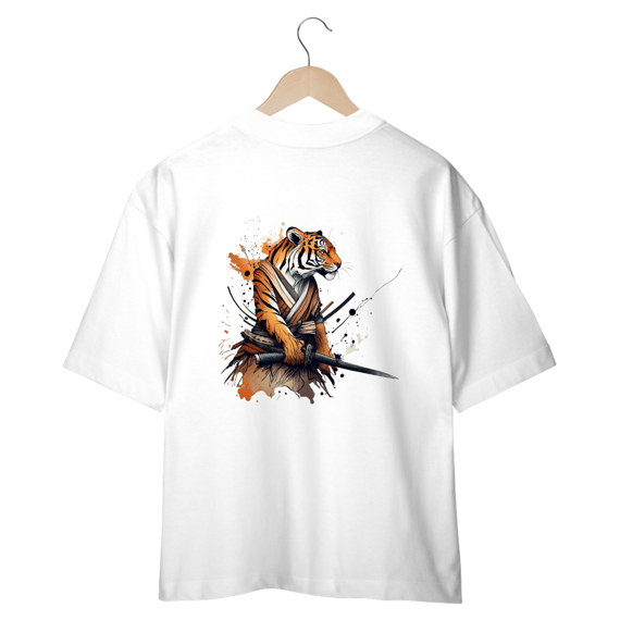 CAMISETA OVERSIZED COSTAS, SAMURAI