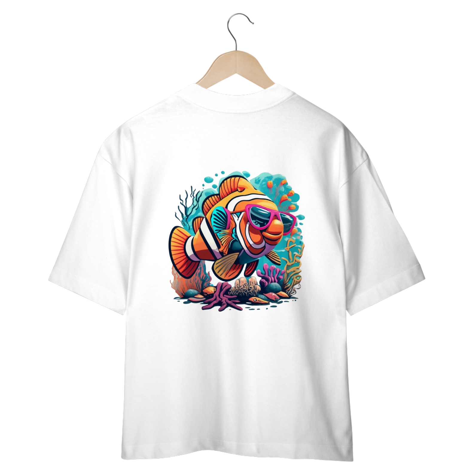 CAMISETA OVERSIZED FISH