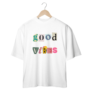 CAMISETA OVERSIZED, CAMALEAO GOOD VIBES