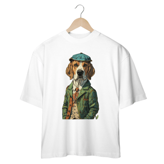 Nome do produto CAMISETA OVERSIZED, DOG BEAGLE SHERLOCK HOLMES