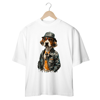 Nome do produto CAMISETA OVERSIZED, DOG BEAGLE SHERLOCK HOLMES