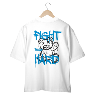 Nome do produto CAMISETA OVERSIZED COSTAS, URSINHO FIGHT HARD