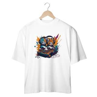 Nome do produto CAMISETA OVERSIZED, CAT DJ