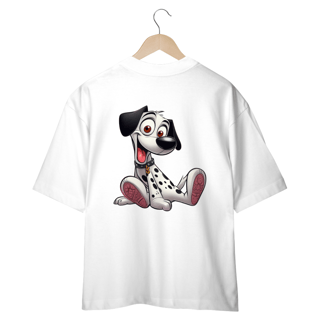 Nome do produto CAMISETA OVERSIZED COSTAS, DOG DÁLMATA
