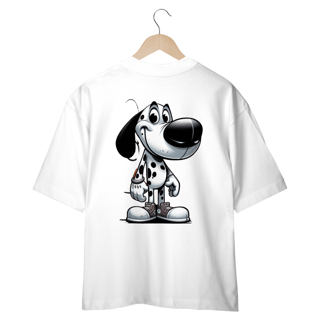 Nome do produto CAMISETA OVERSIZED COSTAS, DOG DÁLMATA