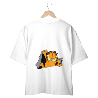 CAMISETA OVERSIZED COSTAS, CAT GARFIELD